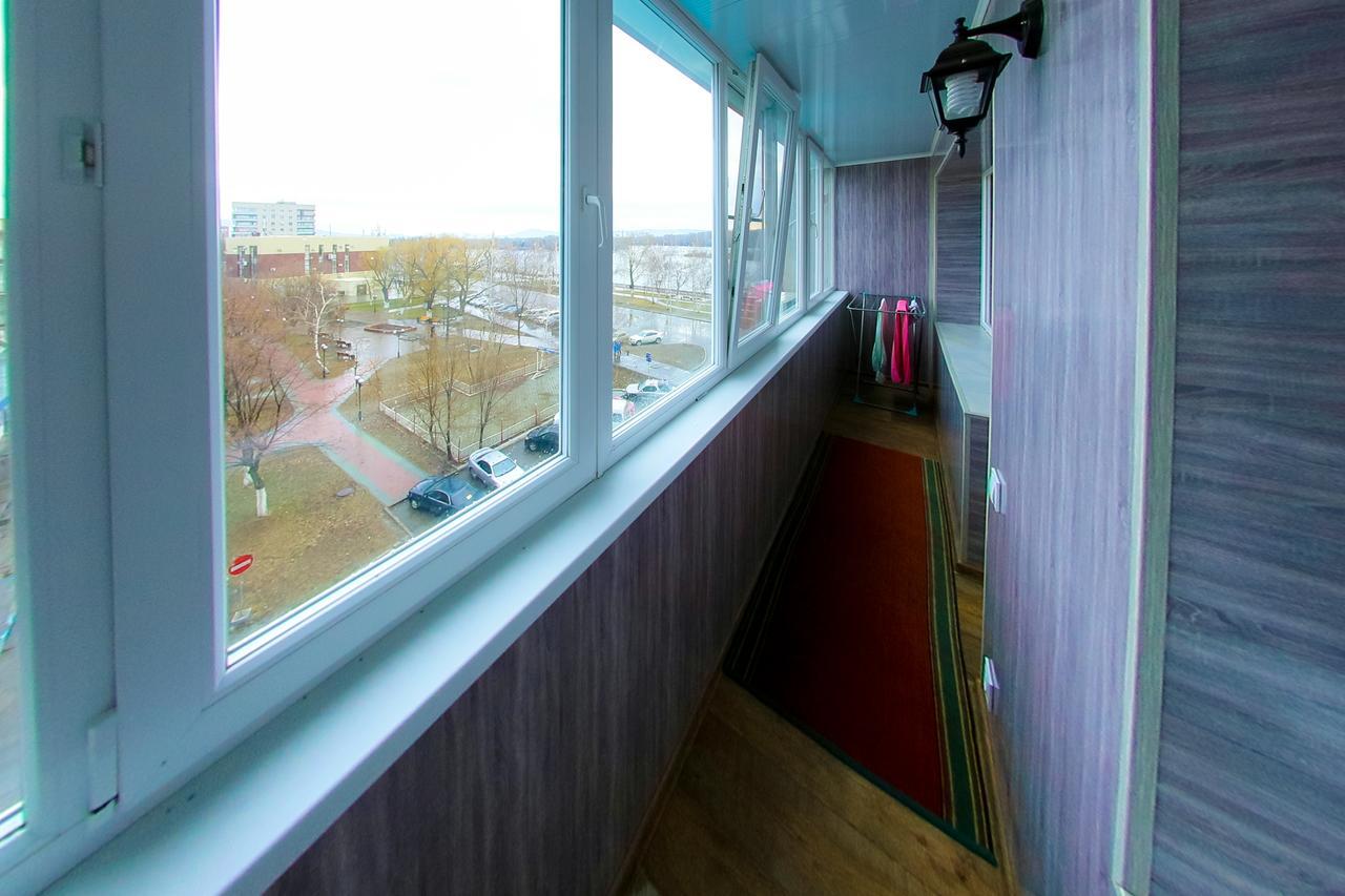 Apartlux On Slavskogo 26 View River Daire Ustʼ-Kamenogorsk Dış mekan fotoğraf